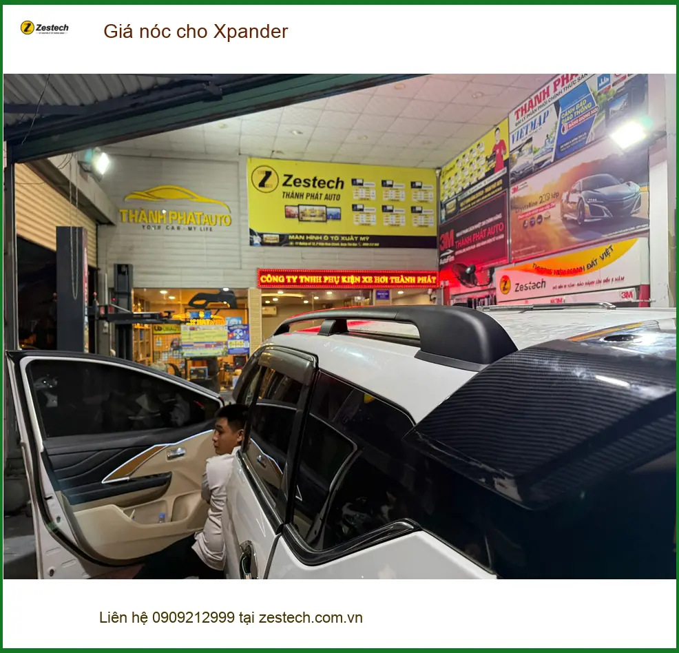 Anh Dũng lắp giá nóc cho Xpander tại Quận 3 chuẩn bị cho chuyến cắm trại ảnh thực tế 3