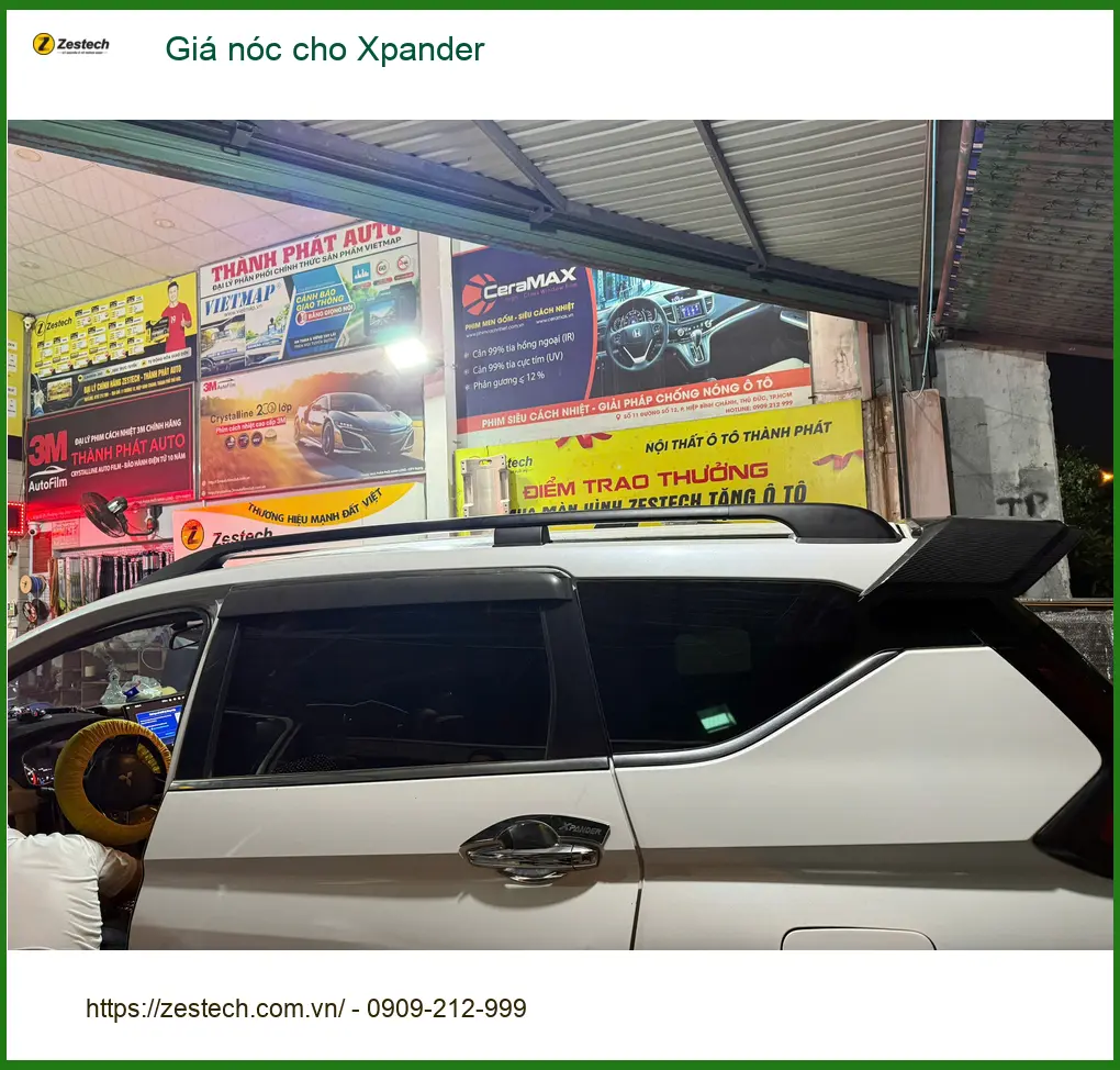 Anh Dũng lắp giá nóc cho Xpander tại Quận 3 chuẩn bị cho chuyến cắm trại ảnh thực tế 4