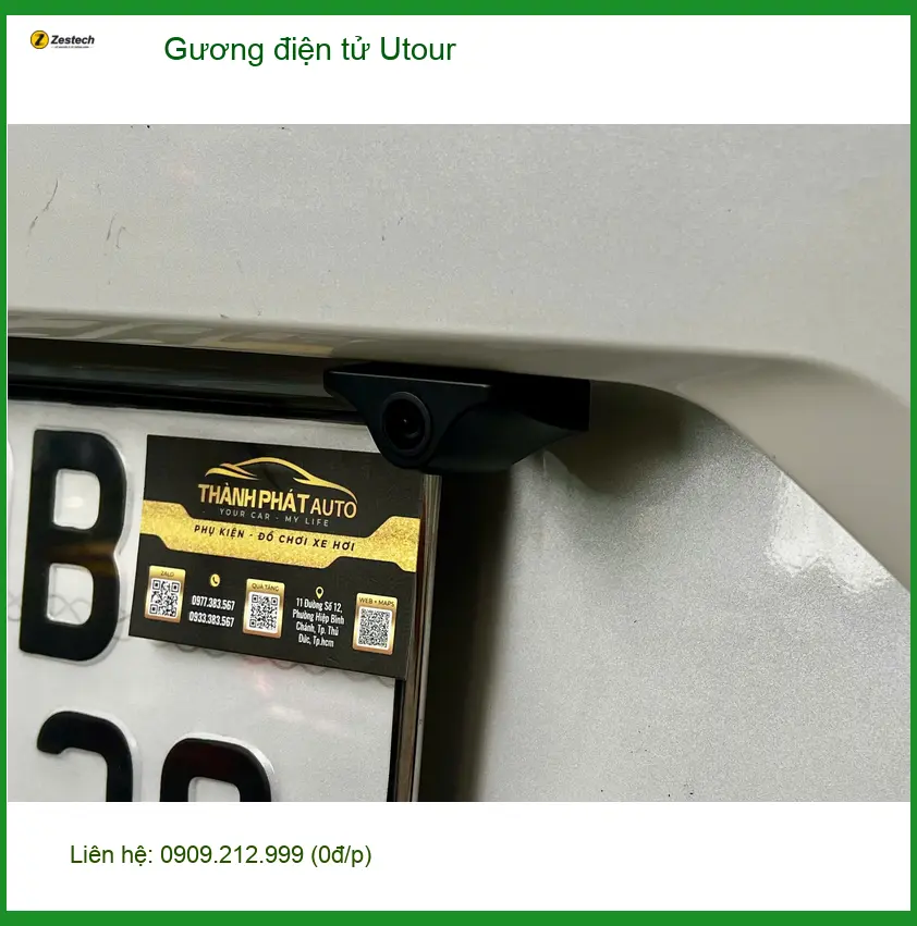 Chú Minh lắp Gương điện tử Utour cho Mazda CX-5 tại Quận 3 để lái xe an toàn hơn ảnh thực tế 4