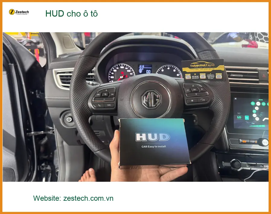 Anh Việt lắp HUD cho ô tô Mazda CX-5 tại Quận Tân Bình theo dõi tốc độ ảnh thực tế 4