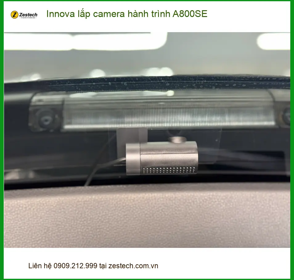 Anh Quang lắp camera hành trình A800SE Innova tại Quận Bình Tân để lái xe an toàn ảnh thực tế 2