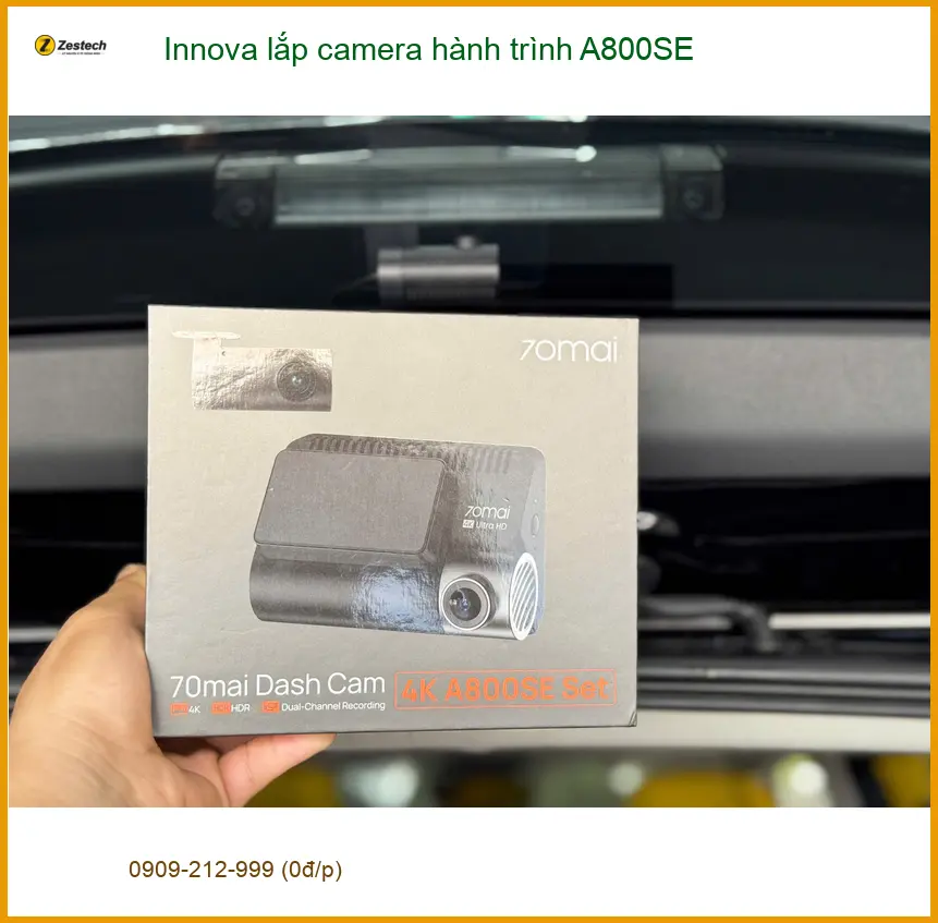 Chị Yến lắp camera hành trình A800SE cho Innova tại Bình Chánh ghi lại bằng chứng ảnh thực tế 3