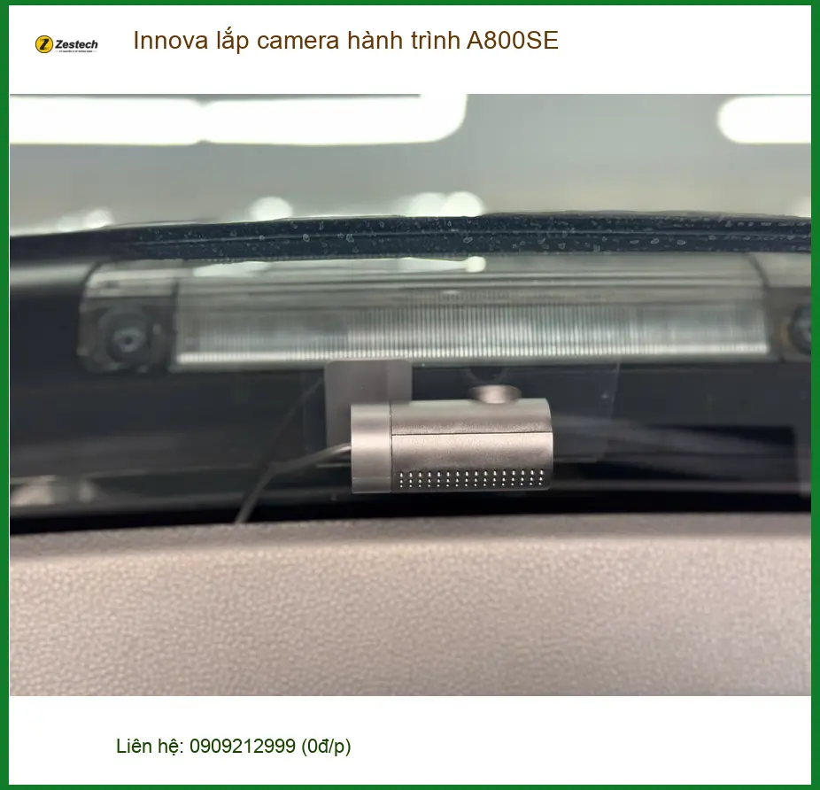 Chú Minh lắp camera A800SE cho Innova tại Quận 6 để an tâm trên mọi nẻo đường ảnh thực tế 3
