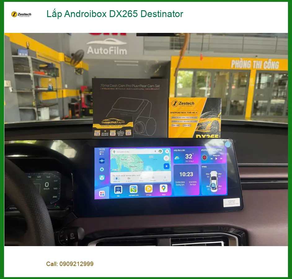 Anh Tuấn lắp Androibox DX265 Destinator cho xe Honda CRV tại Hóc Môn để nâng cấp giải trí ảnh thực tế 4