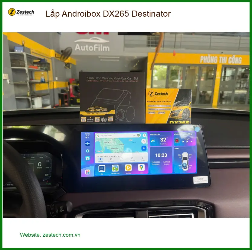 Anh Khải lắp Androibox DX265 Destinator cho Hyundai Creta ở Thủ Đức