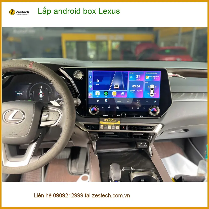 Chị Vân lắp Android Box Lexus ES250 Quận 5 trải nghiệm giải trí cao cấp ảnh thực tế 4