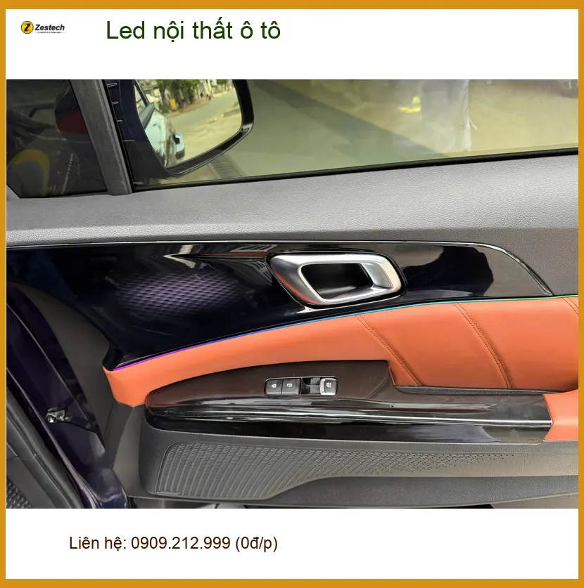 Anh Quang lắp Led nội thất ô tô cho Hyundai Accent ở Quận Tân Bình ảnh thực tế 5