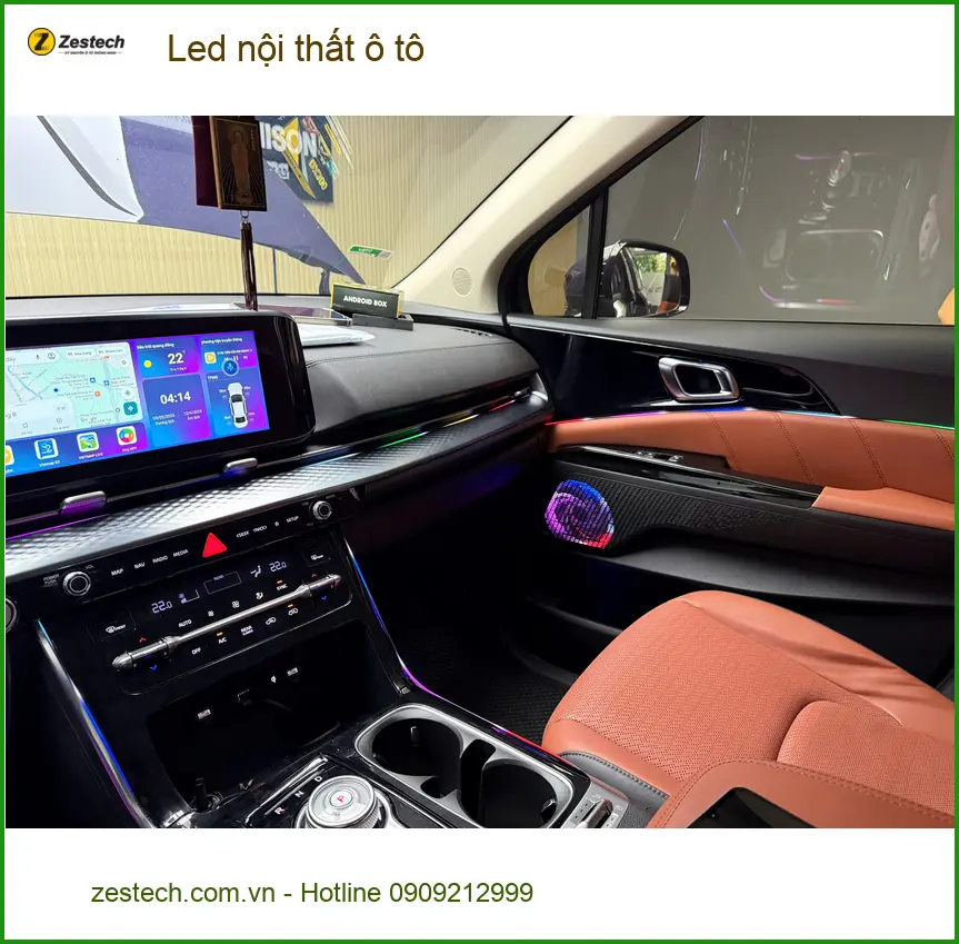 Anh Khải độ Led nội thất ô tô cho Hyundai Creta tại Quận 12