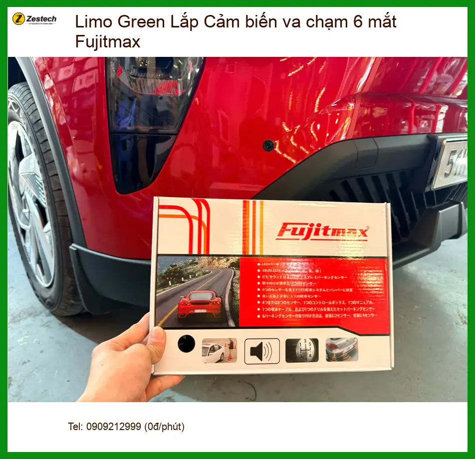 Anh Tùng lắp cảm biến va chạm 6 mắt Fujitmax cho Kia K3 tại Quận 9 ảnh thực tế 2