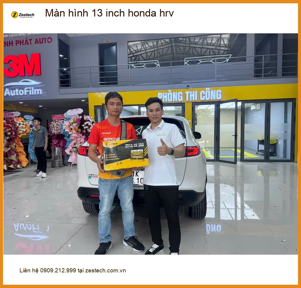 Anh Khang nâng cấp màn hình 13 inch Honda HR-V tại Quận Bình Tân
