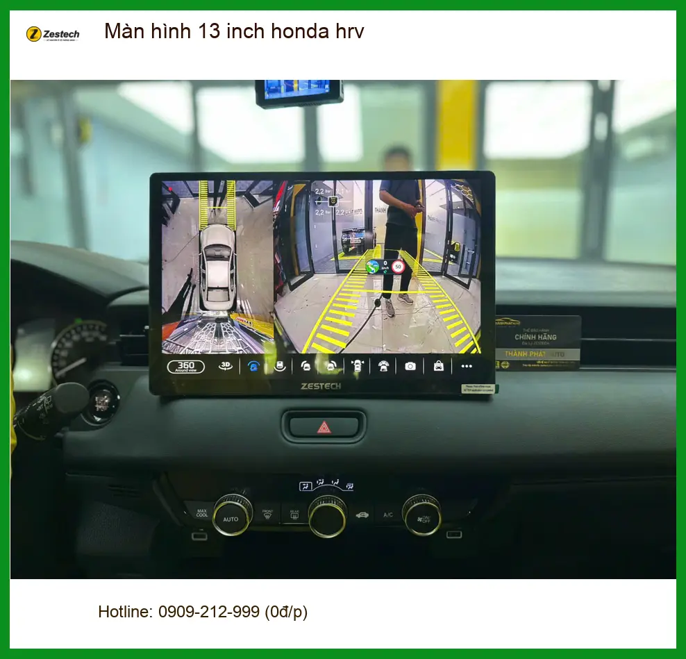 Anh Khang nâng cấp màn hình 13 inch Honda HR-V tại Quận Bình Tân ảnh thực tế 2