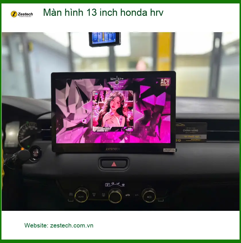 Anh Khang nâng cấp màn hình 13 inch Honda HR-V tại Quận Bình Tân ảnh thực tế 3