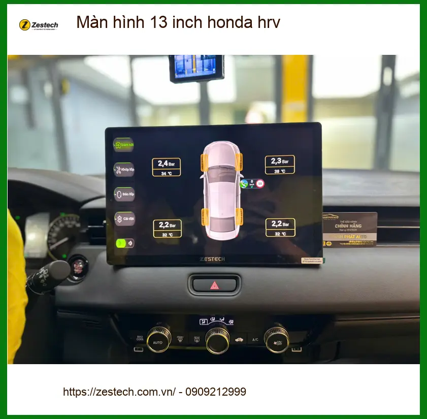 Anh Khang nâng cấp màn hình 13 inch Honda HR-V tại Quận Bình Tân ảnh thực tế 5