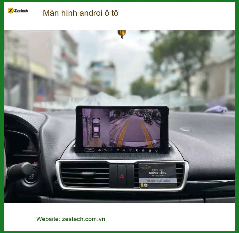 Anh Quốc nâng cấp màn hình Android ô tô cho Honda Civic tại Quận 2 vì màn zin quá chậm ảnh thực tế 2