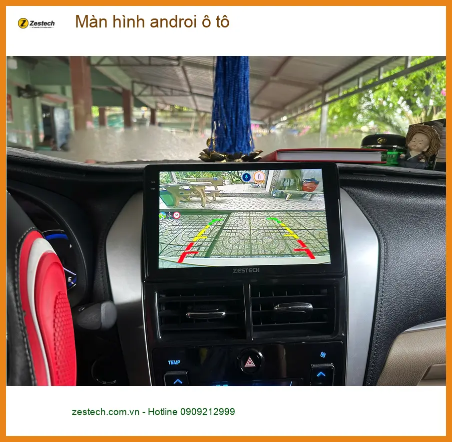 Anh Hoàng nâng cấp màn hình Android ô tô cho Hyundai Accent tại Bình Chánh ảnh thực tế 2