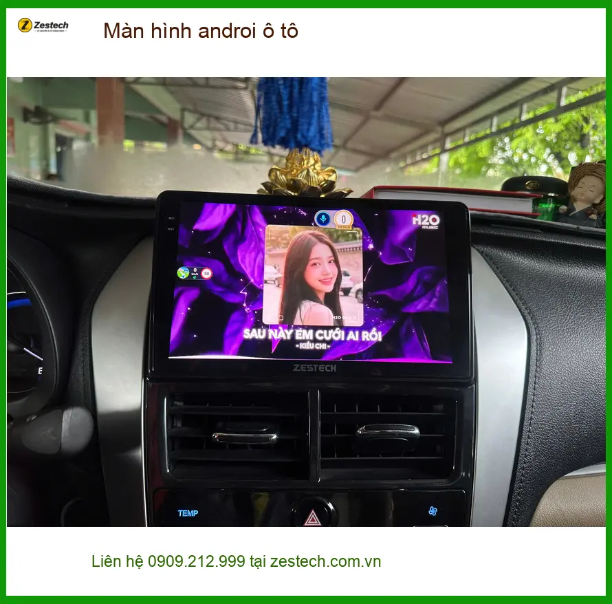 Anh Khang lắp màn hình Android cho Kia Carnival ở Hóc Môn để tiện xem bản đồ và giải trí ảnh thực tế 2