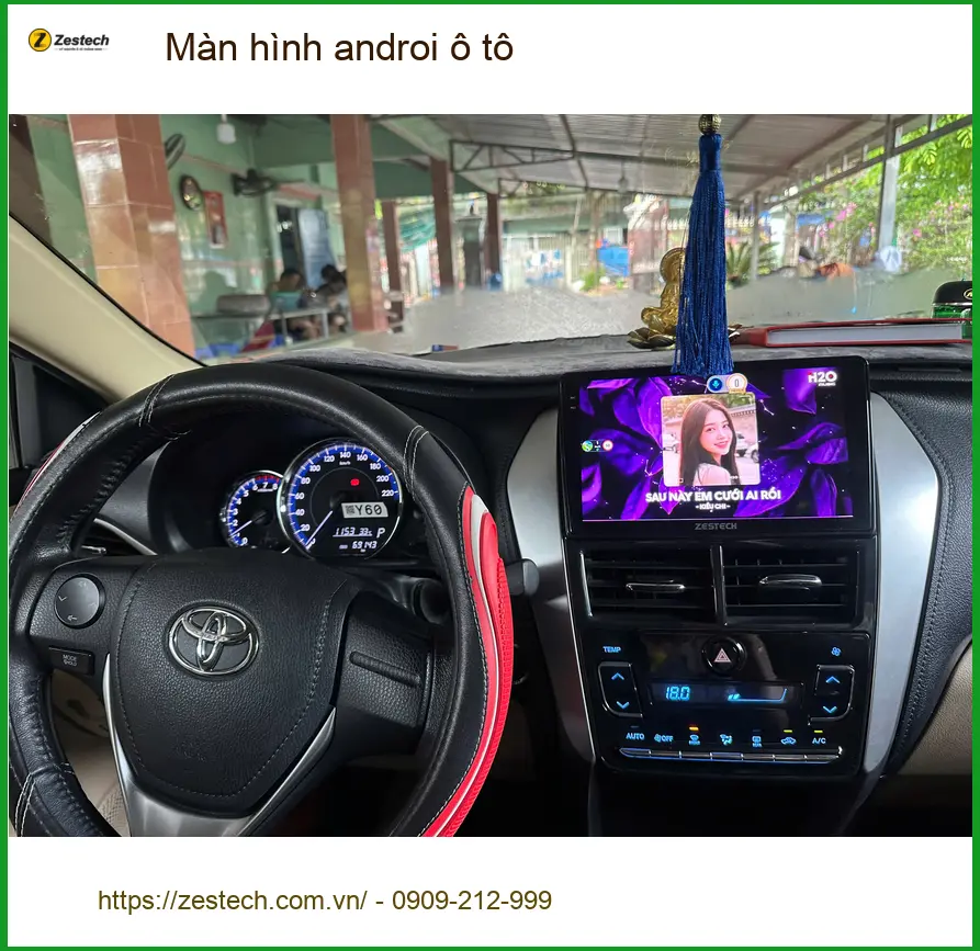 Anh Khang lắp màn hình Android cho Kia Carnival ở Hóc Môn để tiện xem bản đồ và giải trí ảnh thực tế 4
