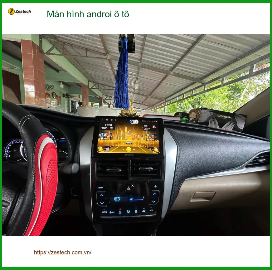 Anh Khang lắp màn hình Android cho Kia Carnival ở Hóc Môn để tiện xem bản đồ và giải trí ảnh thực tế 5