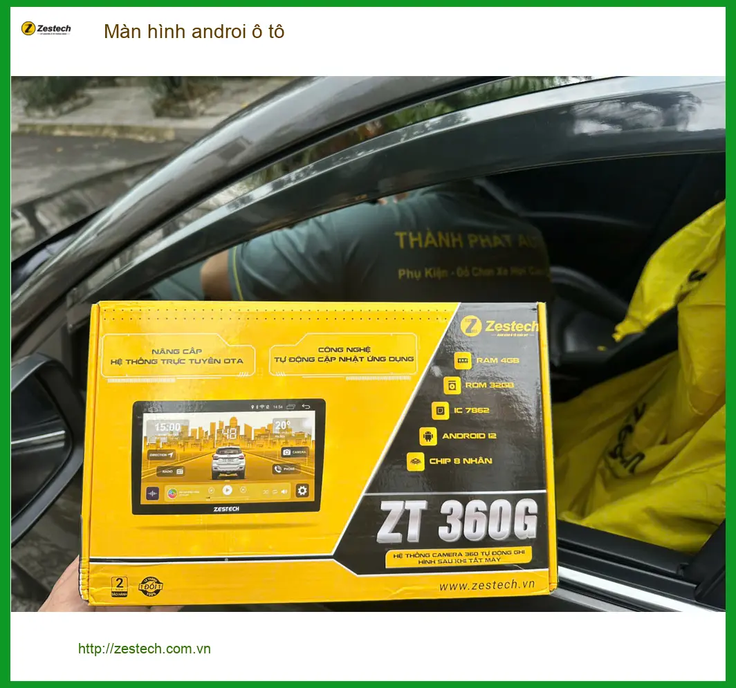 Chú Tùng nâng cấp màn hình Android ô tô cho Hyundai Accent tại Bình Chánh để giải trí ảnh thực tế 2