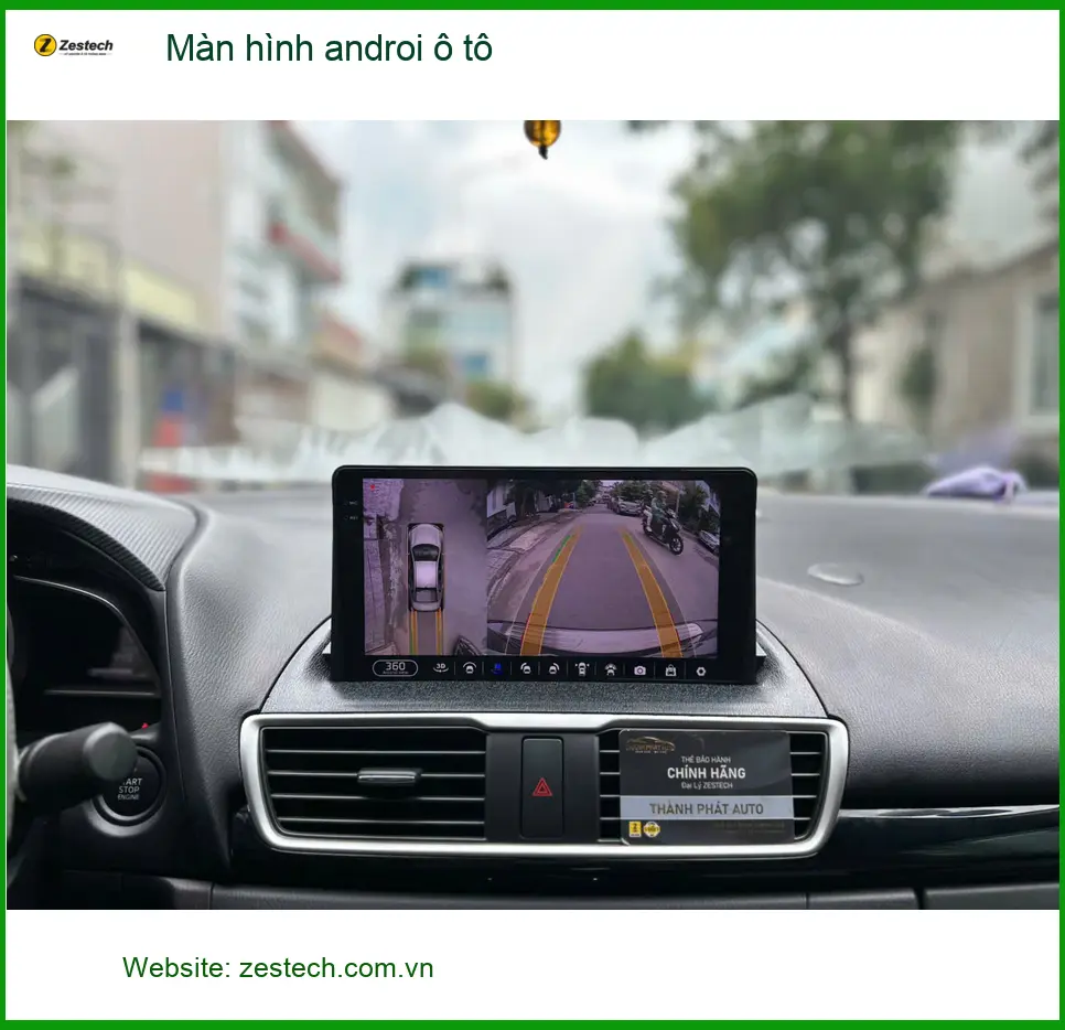 Chú Tùng nâng cấp màn hình Android ô tô cho Hyundai Accent tại Bình Chánh để giải trí ảnh thực tế 3