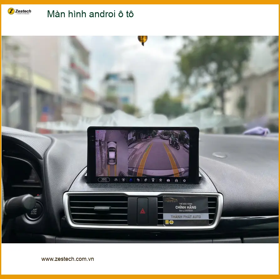 Anh Lâm lắp màn hình androi ô tô Hyundai Accent tại Quận Tân Bình ảnh thực tế 4
