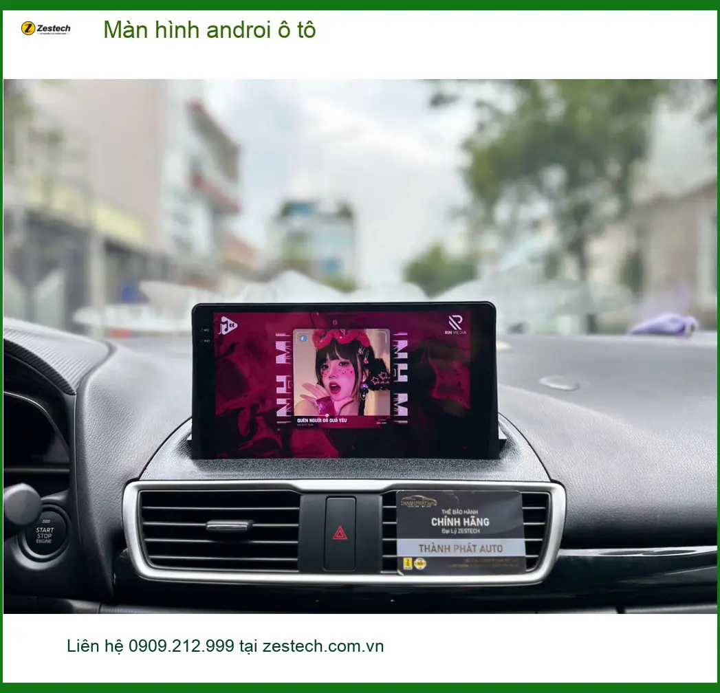 Chú Tùng nâng cấp màn hình Android ô tô cho Hyundai Accent tại Bình Chánh để giải trí ảnh thực tế 4