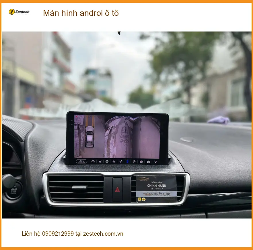 Chú Tùng nâng cấp màn hình Android ô tô cho Hyundai Accent tại Bình Chánh để giải trí ảnh thực tế 5