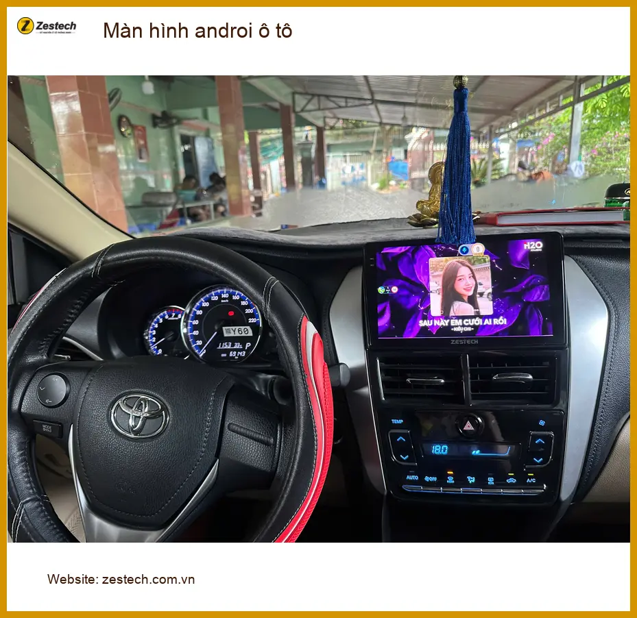 Chị Bích nâng cấp màn hình Android ô tô Honda CRV tại Thủ Đức để dễ xem bản đồ và giải trí