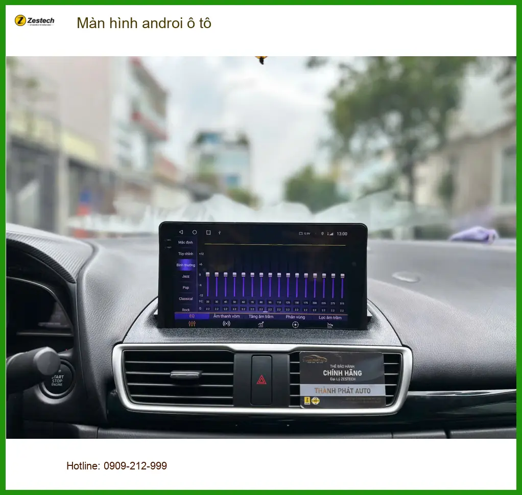 Chú Phước lắp màn hình androi ô tô cho Kia K3 tại Quận Thủ Đức để tiện sử dụng