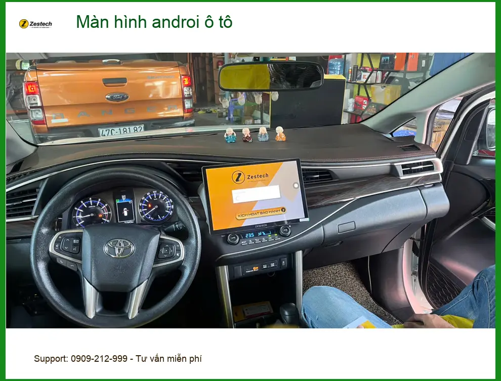 Chị Thanh lắp màn hình androi ô tô Hyundai Accent ở Quận 2 để nâng cấp tiện ích ảnh thực tế 3