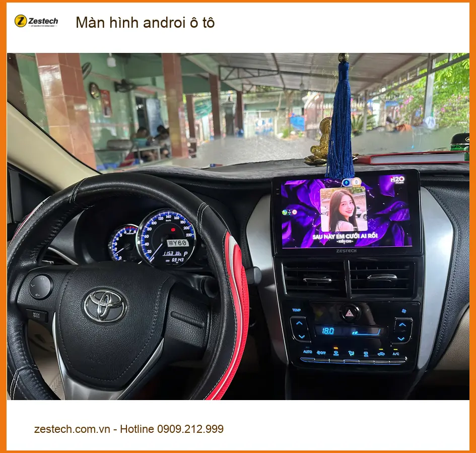 Anh Thanh nâng cấp màn hình Android ô tô cho Hyundai Accent tại Quận 12 ảnh thực tế 3