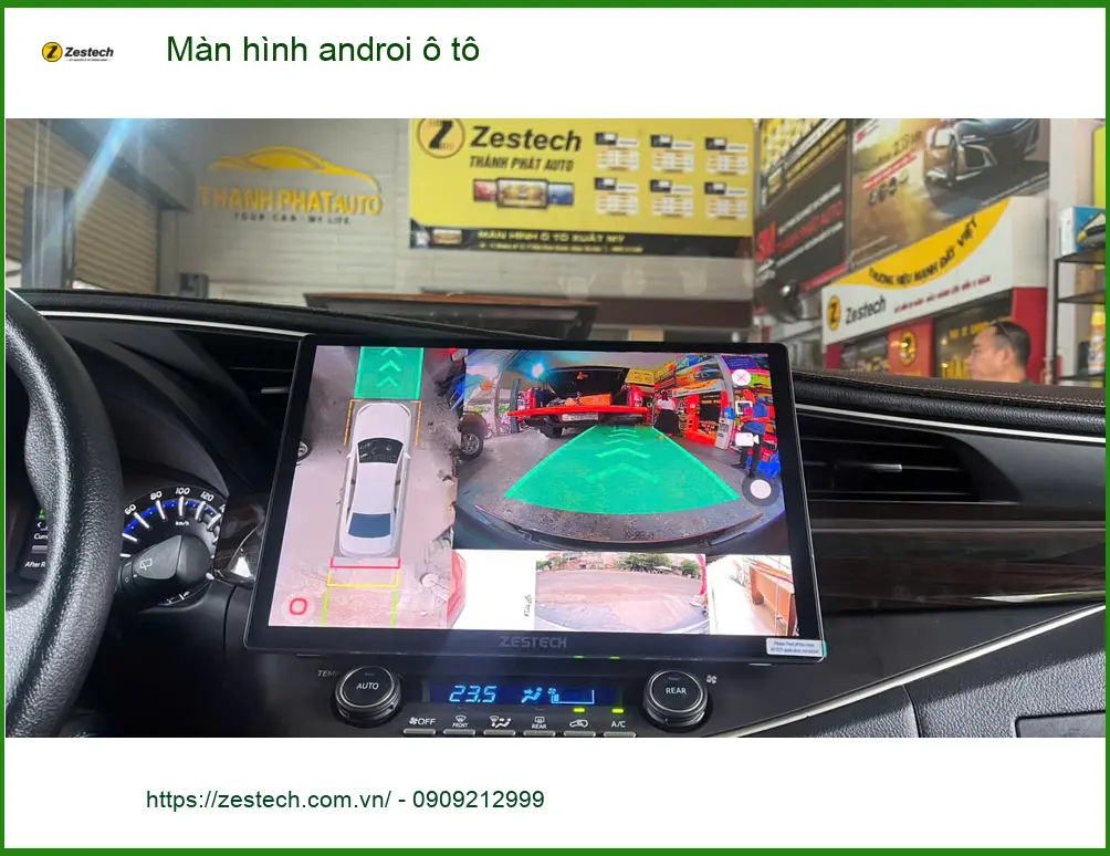 Chị Thanh lắp màn hình androi ô tô Hyundai Accent ở Quận 2 để nâng cấp tiện ích ảnh thực tế 4