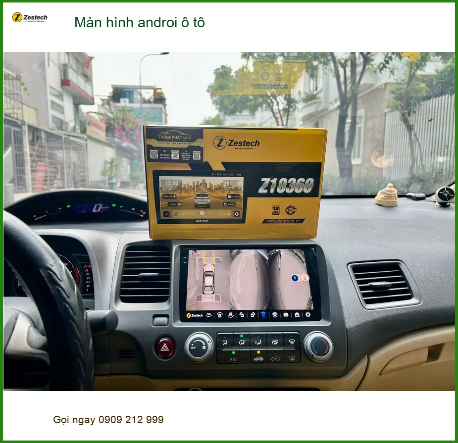 Chú Minh lắp màn hình Android ô tô Hyundai Accent tại Quận 12 để tiện đường đi làm