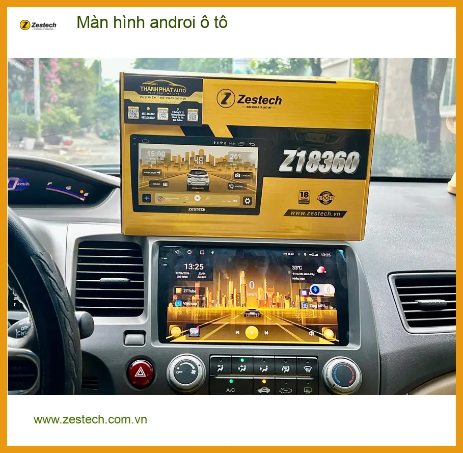 Chị Thảo lắp màn hình Android ô tô Mazda CX-5 tại Quận Thủ Đức, tiện nghi ảnh thực tế 2