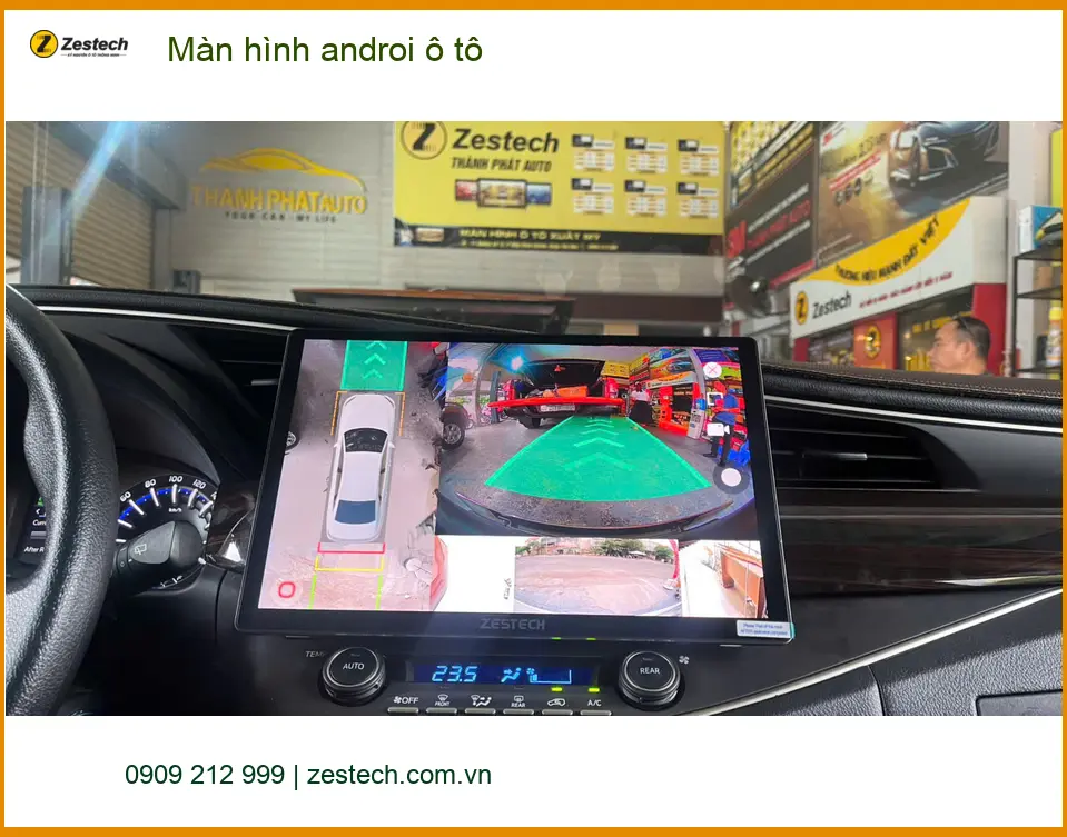 Anh Tấn lắp màn hình Android ô tô cho Hyundai Accent tại Hóc Môn để nâng tầm giải trí