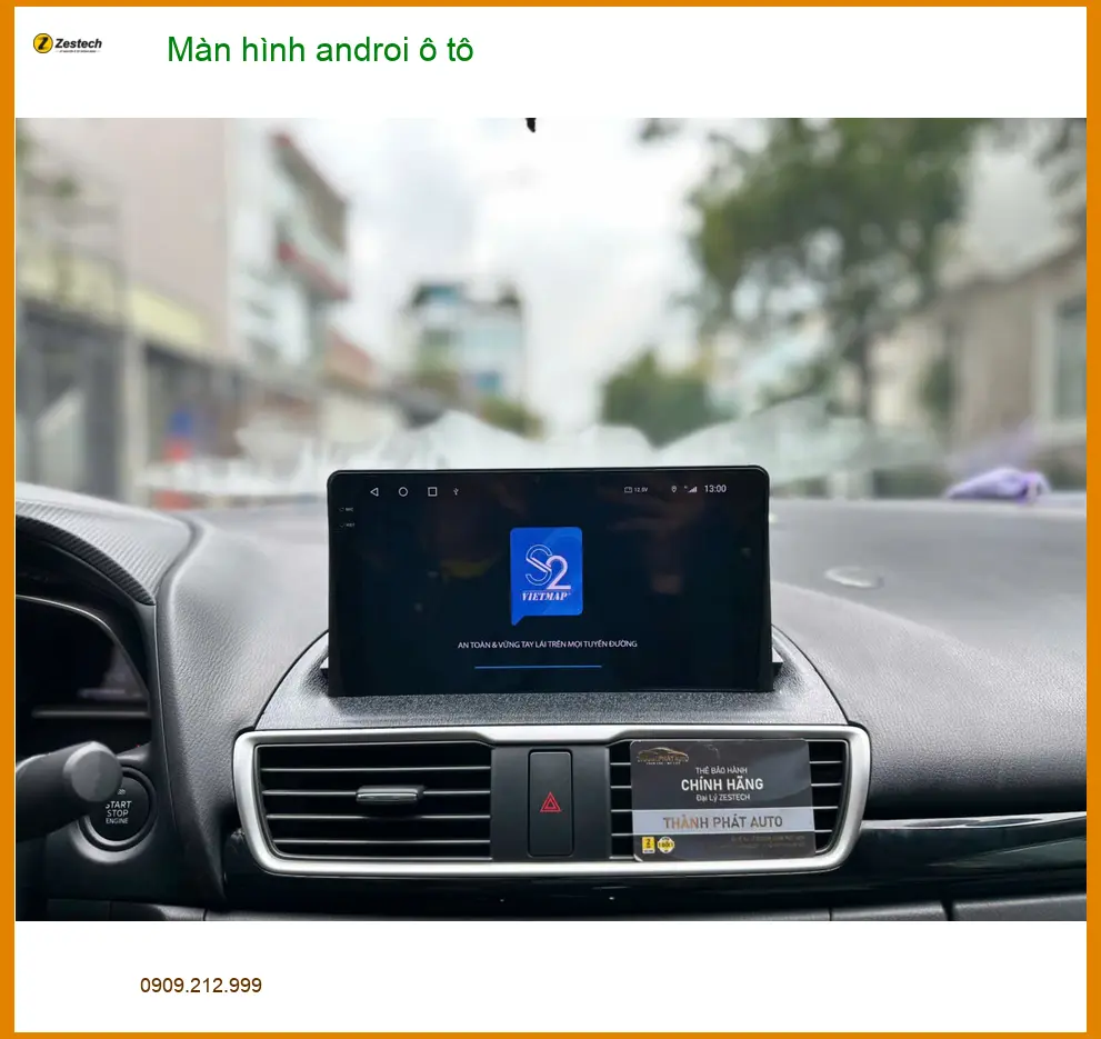 Chị Loan lắp màn hình Android ô tô uy tín cho Toyota Vios tại Quận 10
