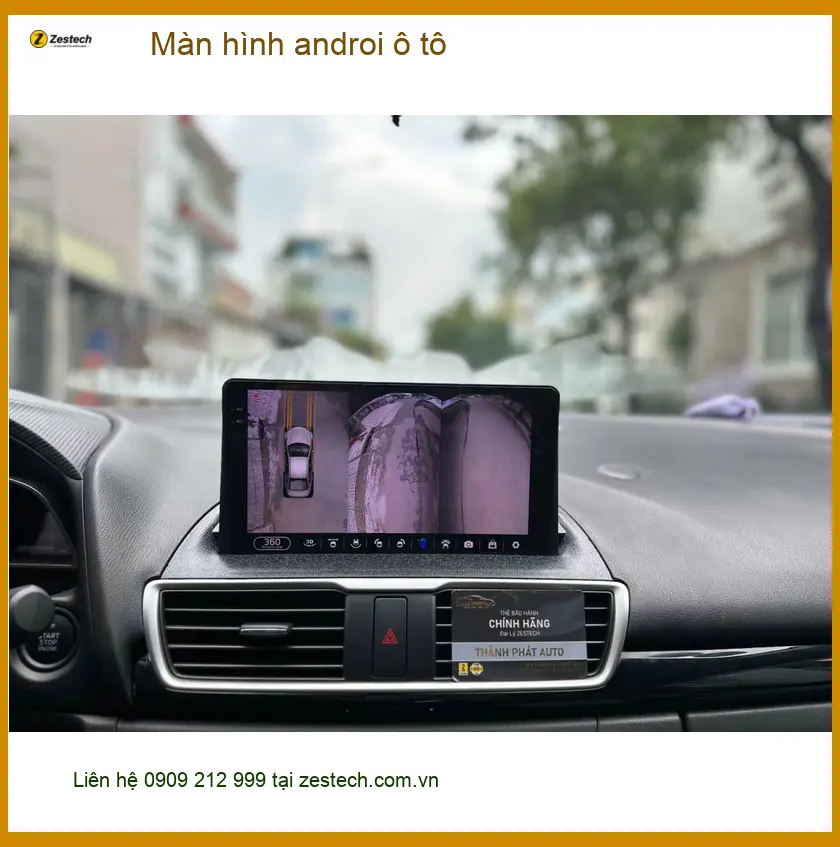Chị Loan lắp màn hình Android ô tô uy tín cho Toyota Vios tại Quận 10 ảnh thực tế 3