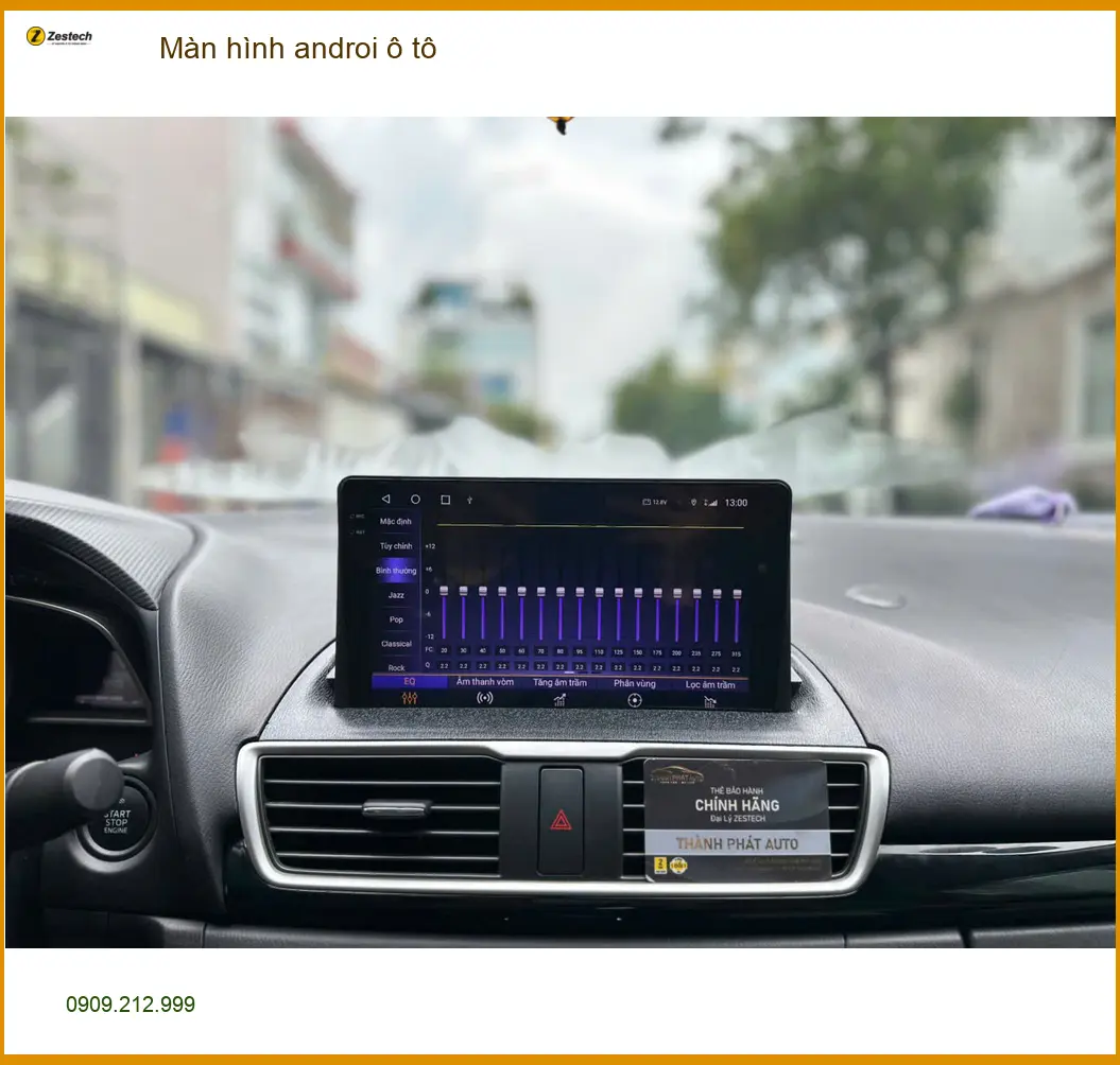 Chị Thanh lắp màn hình Android ô tô cho Honda HR-V tại Quận Bình Tân