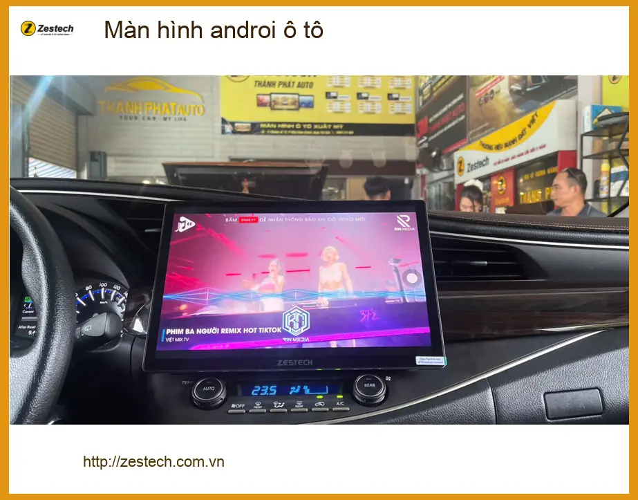 Anh Hùng lắp màn hình Android ô tô cho VinFast Lux A2.0 tại Quận 10