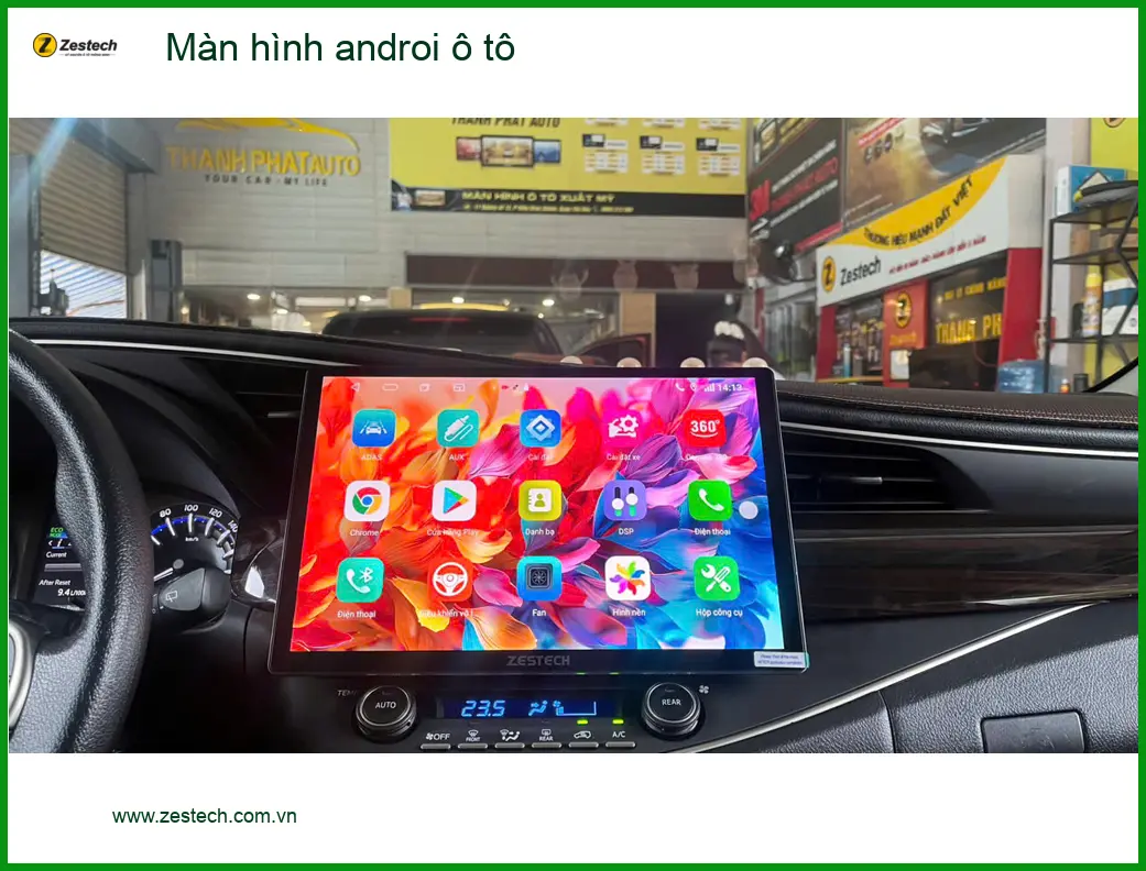 Anh Hùng lắp màn hình Android ô tô cho VinFast Lux A2.0 tại Quận 10 ảnh thực tế 2