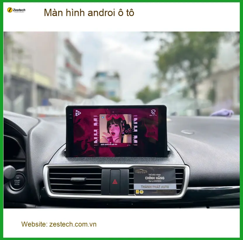 Chị Thanh lắp màn hình Android ô tô cho Honda HR-V tại Quận Bình Tân ảnh thực tế 2