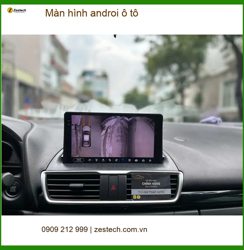 Chị Thanh lắp màn hình Android ô tô cho Honda HR-V tại Quận Bình Tân ảnh thực tế 3