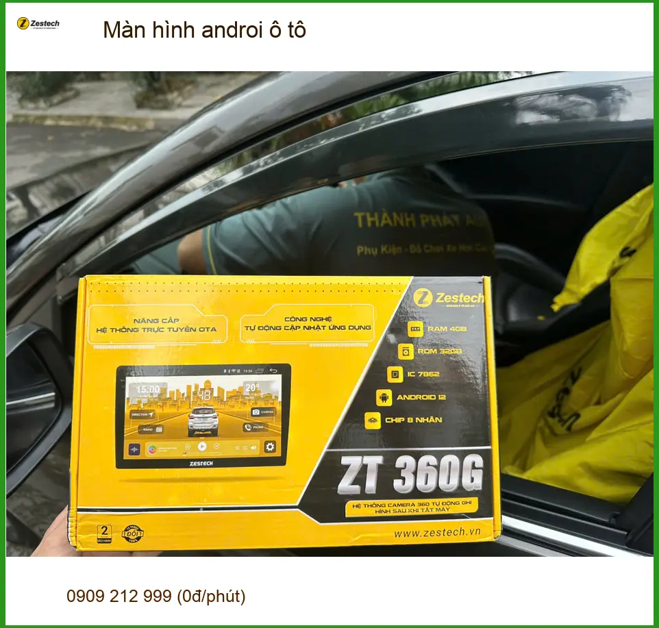 Chị Thanh lắp màn hình Android ô tô cho Honda HR-V tại Quận Bình Tân ảnh thực tế 4