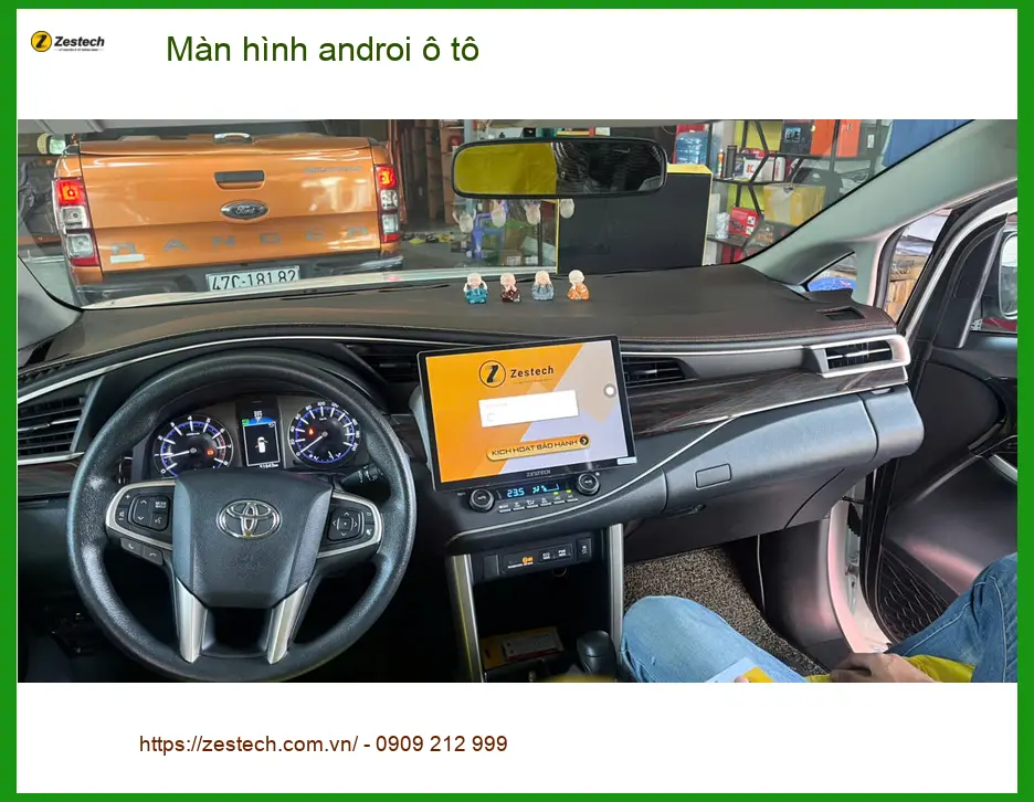 Anh Quang lắp Màn hình androi ô tô cho Honda CRV tại Quận 1 vì màn zin quá cũ ảnh thực tế 2
