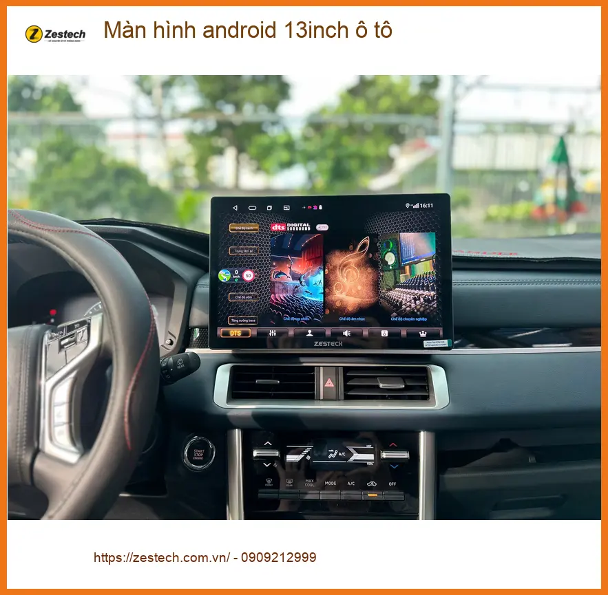 Anh Tùng lắp màn hình android 13inch ô tô Toyota Vios Quận 12 để trải nghiệm công nghệ