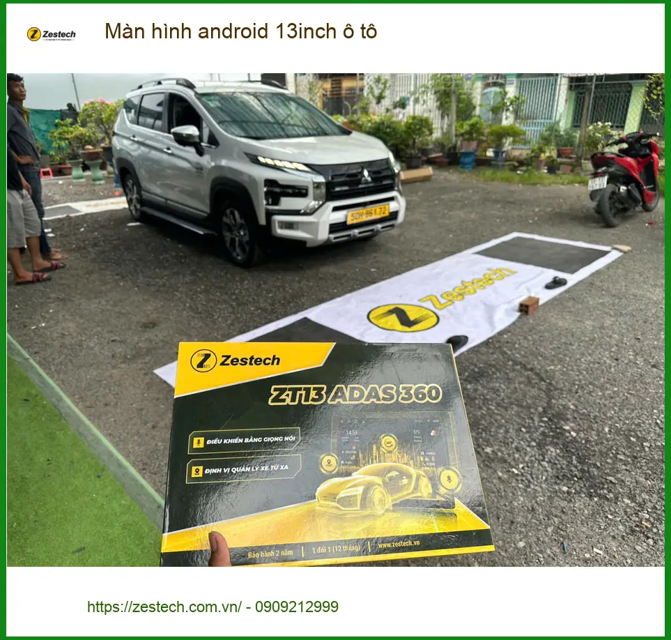 Chị Thanh Thảo lắp màn hình Android 13inch cho Toyota Camry tại Quận 2