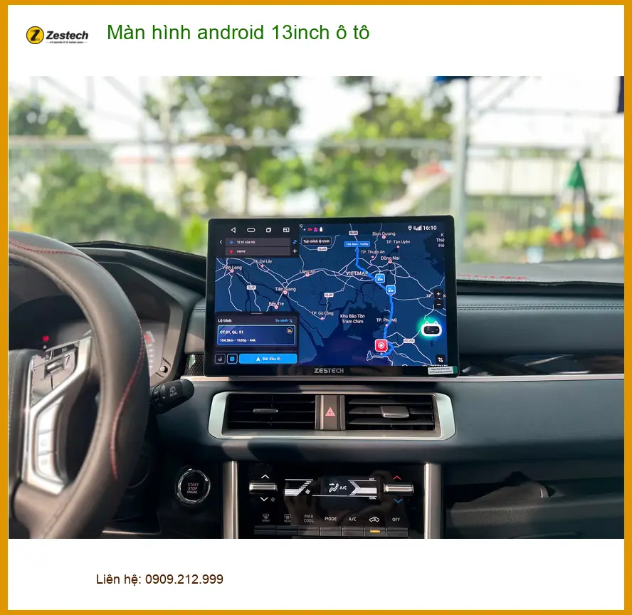 Anh Tùng lắp màn hình android 13inch ô tô Toyota Vios Quận 12 để trải nghiệm công nghệ ảnh thực tế 2