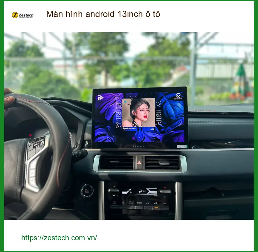 Chị Thanh Thảo lắp màn hình Android 13inch cho Toyota Camry tại Quận 2 ảnh thực tế 3