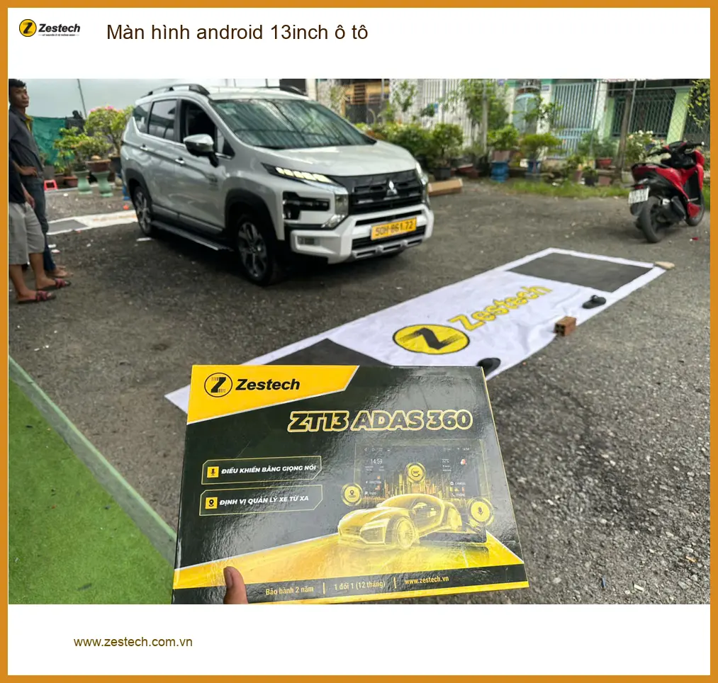 Anh Phước lắp màn hình Android 13 inch cho Mazda CX-5 tại Quận Thủ Đức ảnh thực tế 4
