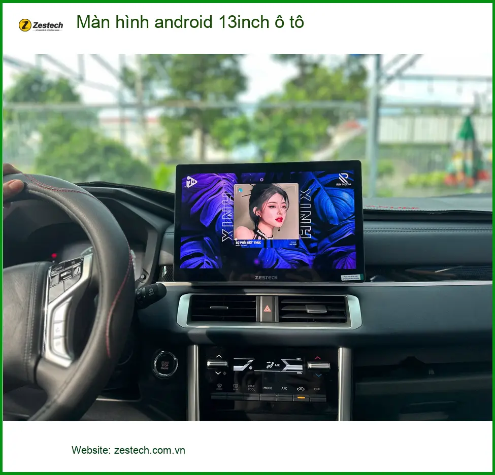 Anh Tùng lắp màn hình android 13inch ô tô Toyota Vios Quận 12 để trải nghiệm công nghệ ảnh thực tế 5